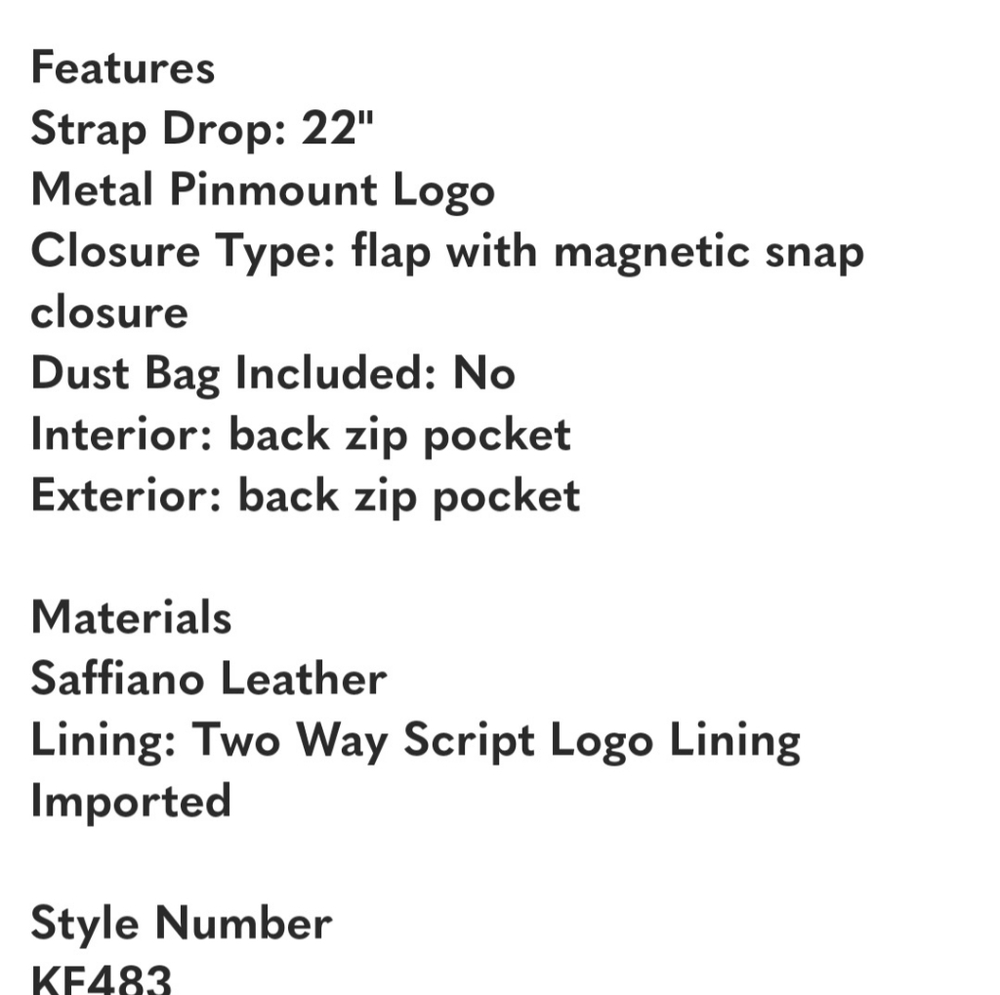 NWT Kate Spade Madison Flap Handbag/Crossbody - Picture 13 of 13